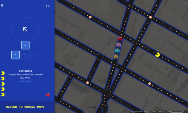 googlemaps-pacman